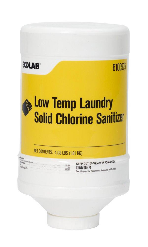 Ecolab Aquanomic™ 4 lb. Low-Temperature Laundry Solid Chlorine Sanitizer (Case of 2)