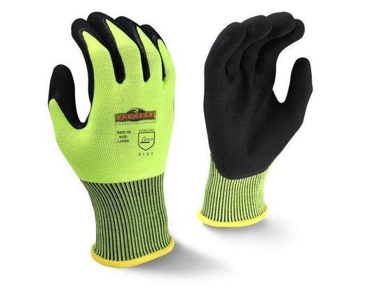 Radians Radwear® Silver Series™ High Visibility Knit Dipped Gloves, XL (Pack of 12)