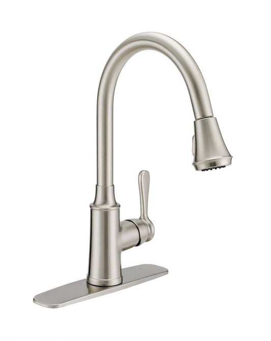 PROFLO® Malden Single Handle Pull Down Kitchen Faucet in Brushed Nickel