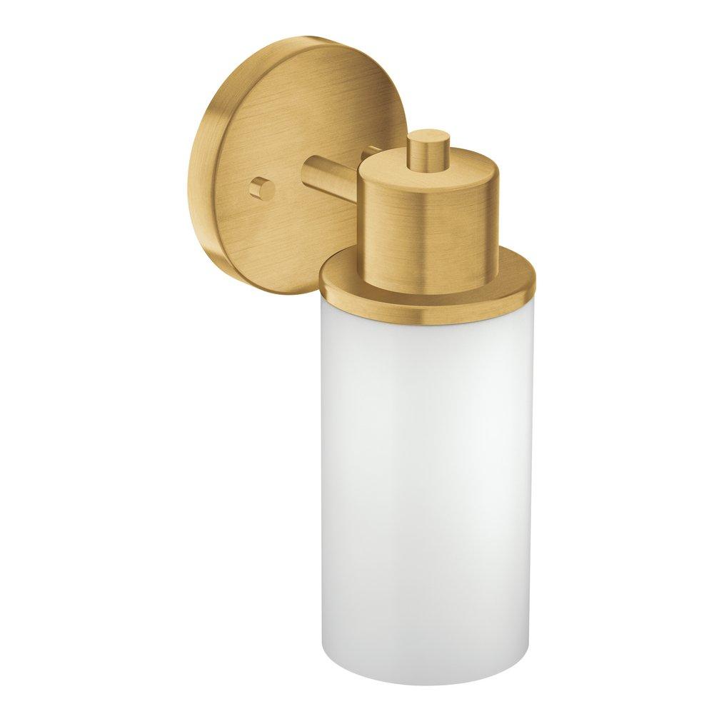 Moen Iso™ 100W 1-Light Medium E-26 Vanity Fixture in Brushed Gold