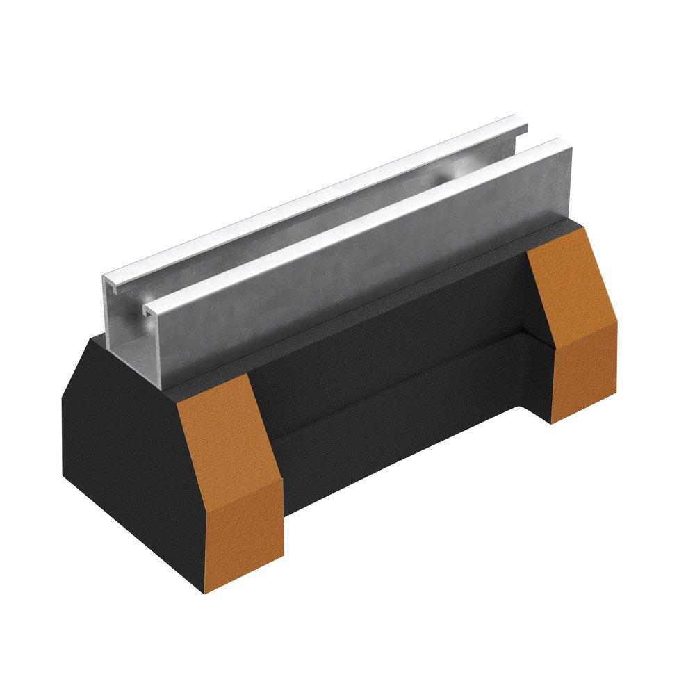 FNW® Figure 771310 10 in. Standard Rooftop Support Block (1-5/8 in. Channel)