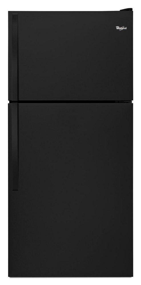 18.25 cu. ft. Top Mount Freezer and Full Refrigerator in Black