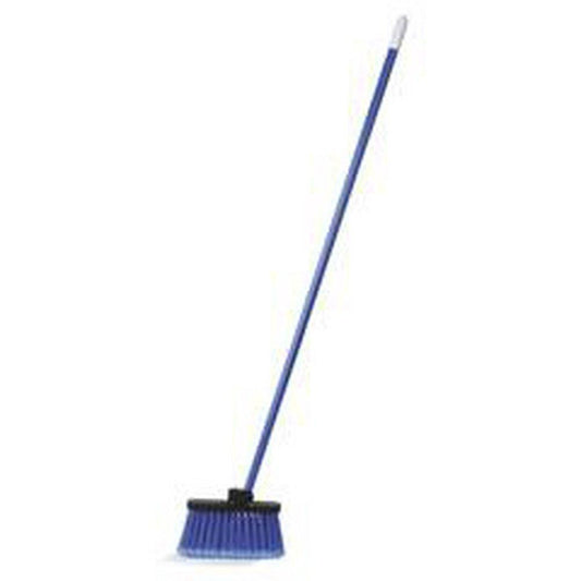 Carlisle Duo-Sweep® 48 in. Synthetic Lobby Broom in Blue