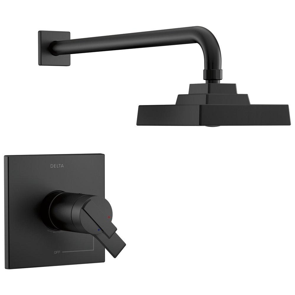 Delta Faucet Ara® One Handle Single Function Shower Faucet in Matte Black (Trim Only)