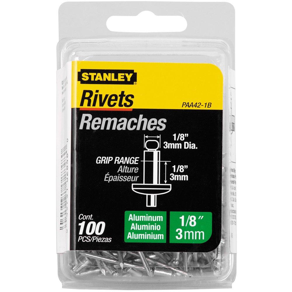 1/8 x 1/8 in. Aluminum Rivet (100 Pack)
