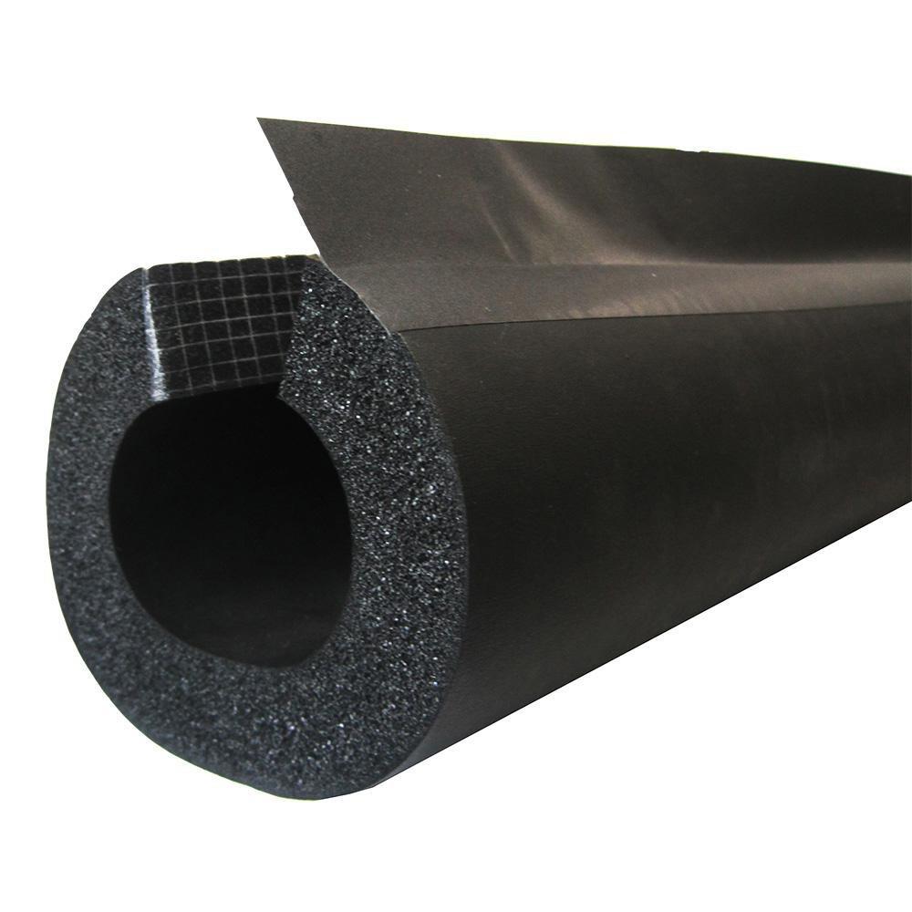 2-1/8 in. ID x 3/4 in. Wall Thickness Lap Self-Seal Rubber Pipe Insulation (2 in. CTS)