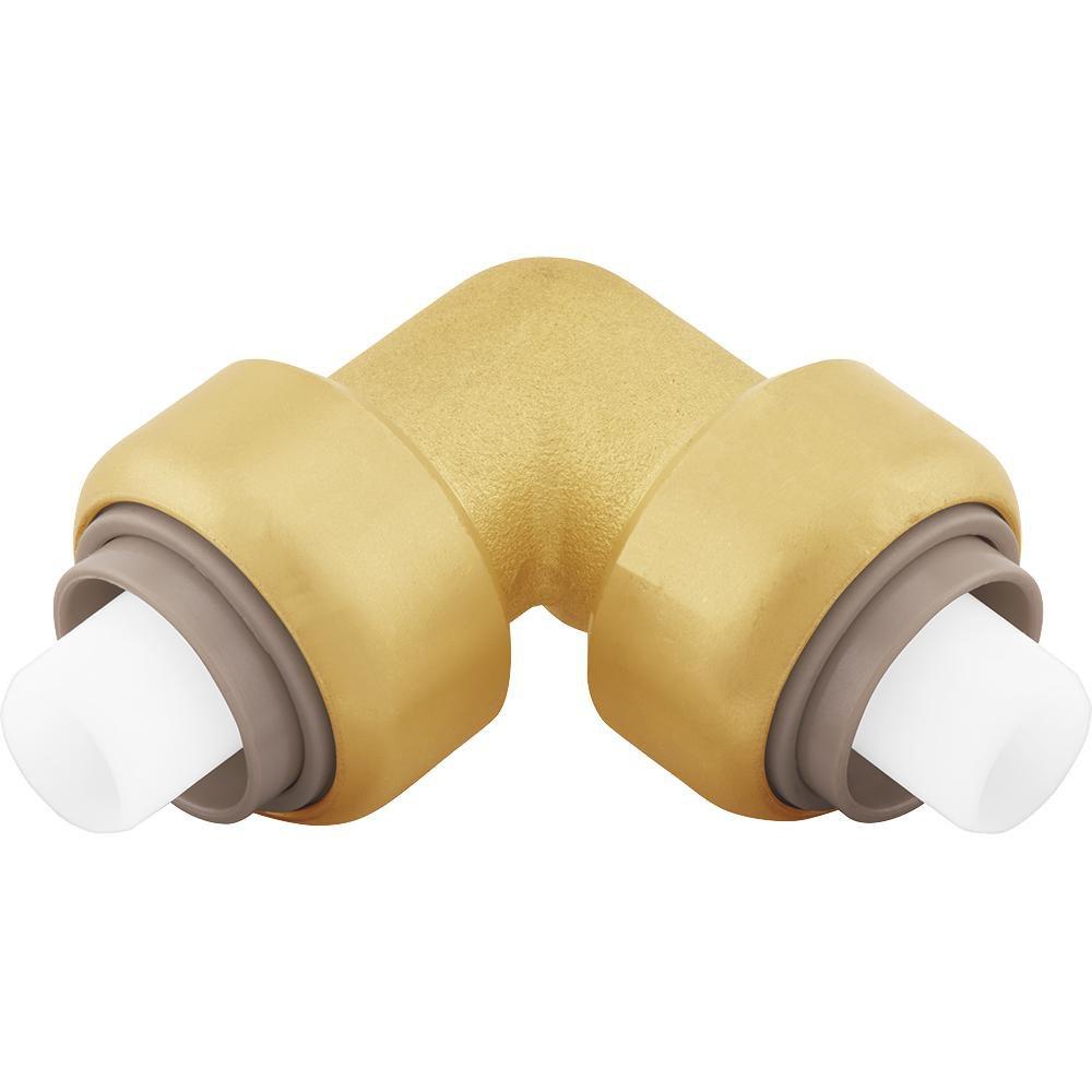 Jones Stephens Plumbite® 3/4 in. Brass Push 90° Elbow