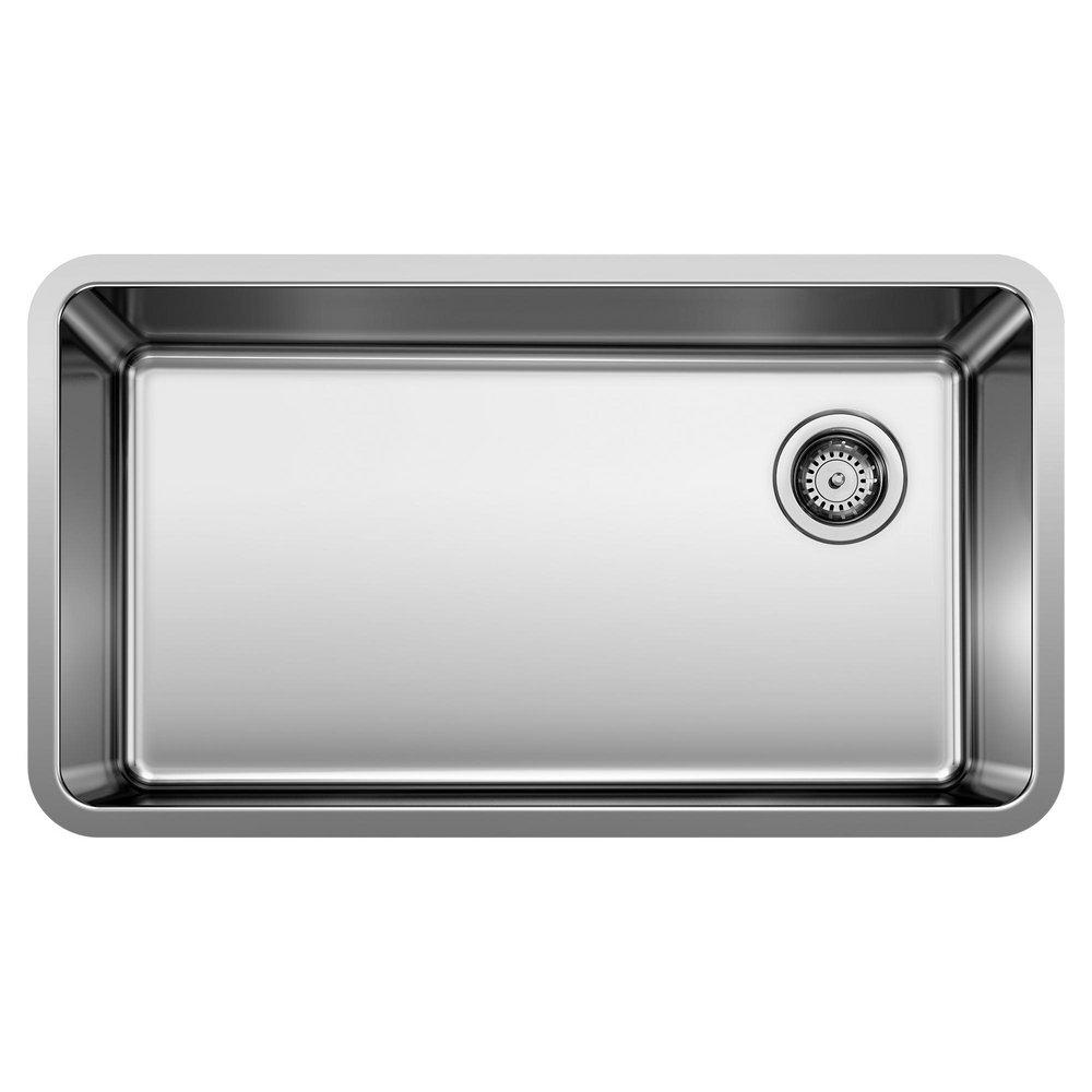 BLANCO Formera 33 in. Undermount Stainless Steel Single Bowl Kitchen Sink