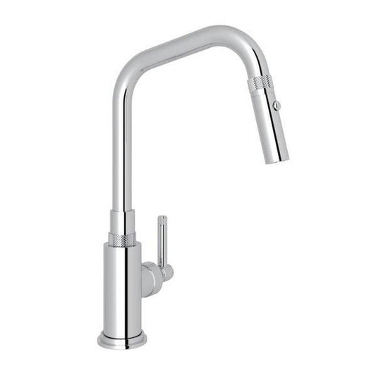 ROHL® Campo™ Single Handle Pull Down Kitchen Faucet in Polished Chrome