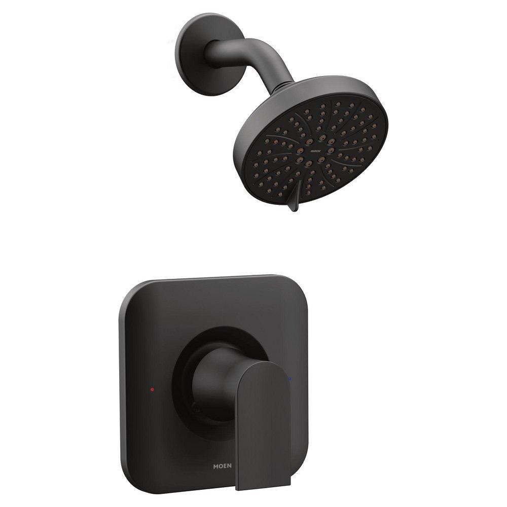 Moen Genta™ Single Handle Multi Function Shower Faucet in Matte Black (Trim Only)