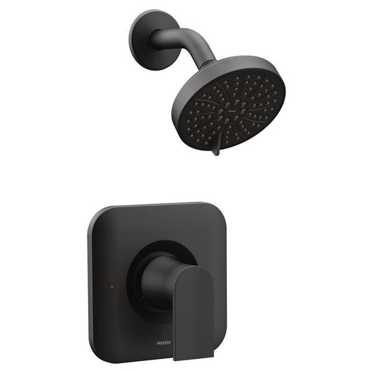 Moen Genta™ Single Handle Multi Function Shower Faucet in Matte Black (Trim Only)