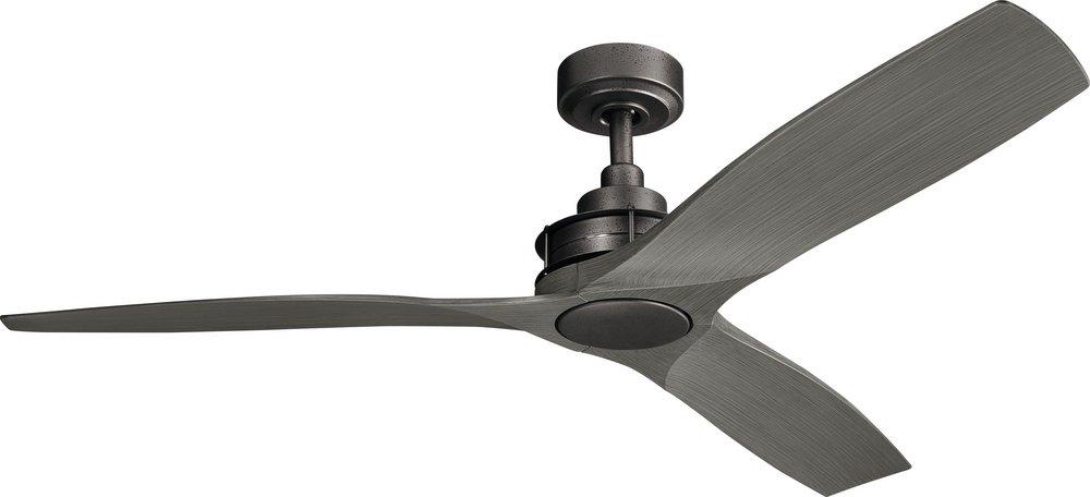 Kichler Lighting Ried™ 61W 3-Blade Ceiling Fan in Anvil Iron