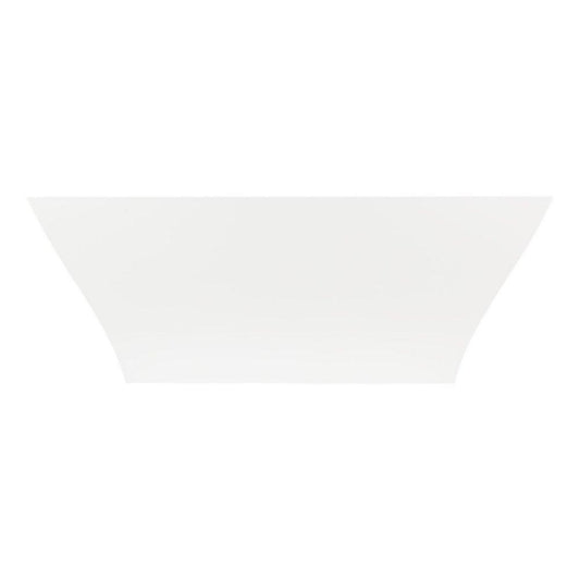 Signature Hardware Carraway 66 x 32 in. Freestanding Bathtub with Center Drain in White