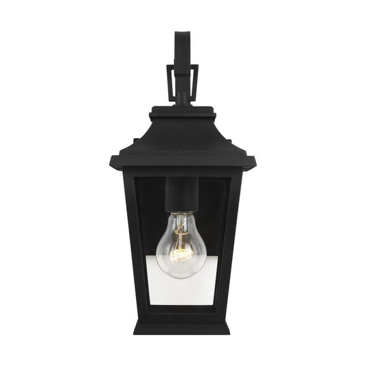 Visual Comfort & Co. Studio Warren 75W 1-Light Medium E-26 Incandescent Outdoor Wall Sconce in Textured Black