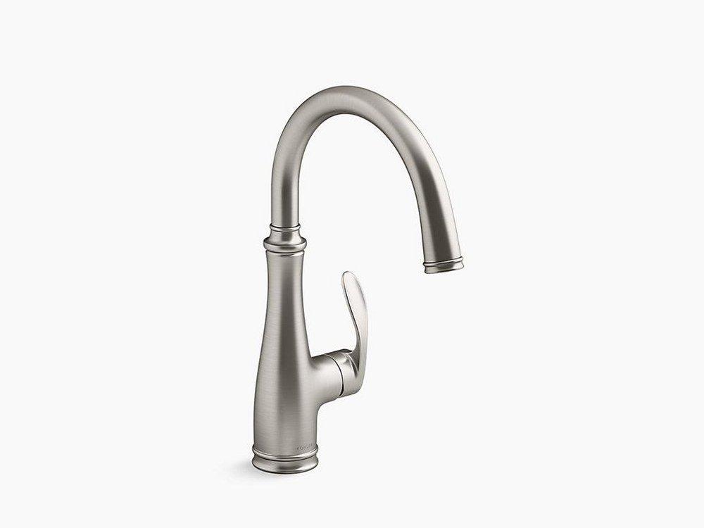 KOHLER Bellera® Single Handle Bar Faucet in Vibrant® Stainless