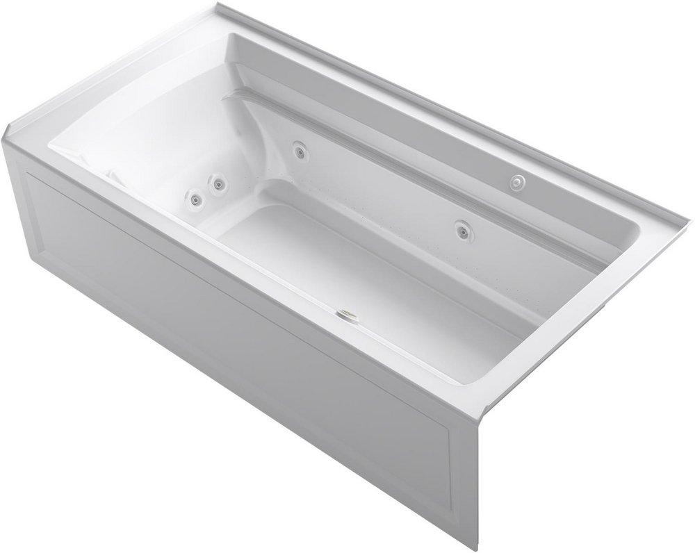KOHLER Archer® 72 x 36 in. Air Bath Alcove Bathtub Right Drain in White