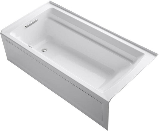 KOHLER Archer® 72 x 36 in. Air Bath Alcove Bathtub Left Drain in White