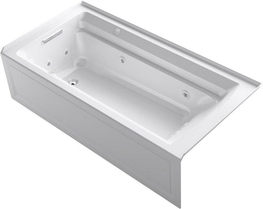 KOHLER Archer® 72 x 36 in. Air Bath Alcove Bathtub Left Drain in White