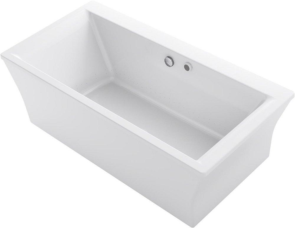 KOHLER Stargaze® 72 x 35-7/8 in. Freestanding Bathtub with Center Drain in White