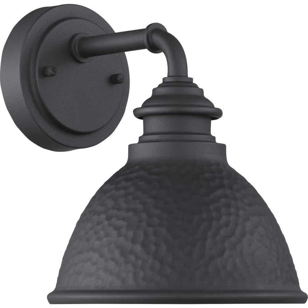Progress Lighting Englewood 1-Light 100W Medium E-26 Incandescent Outdoor Wall Sconce in Black