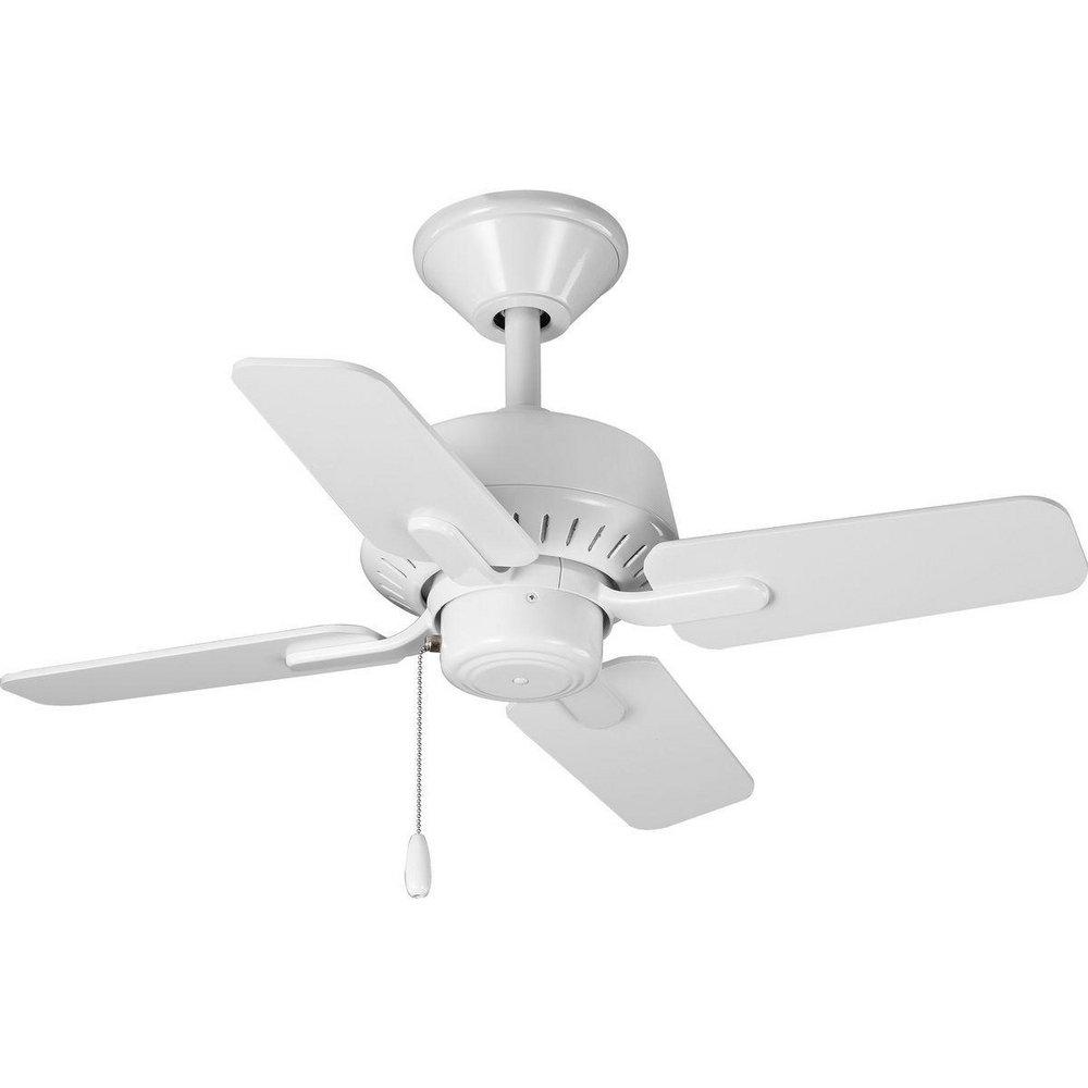 Progress Lighting Drift 32 in. 4-Blade Ceiling Fan in White