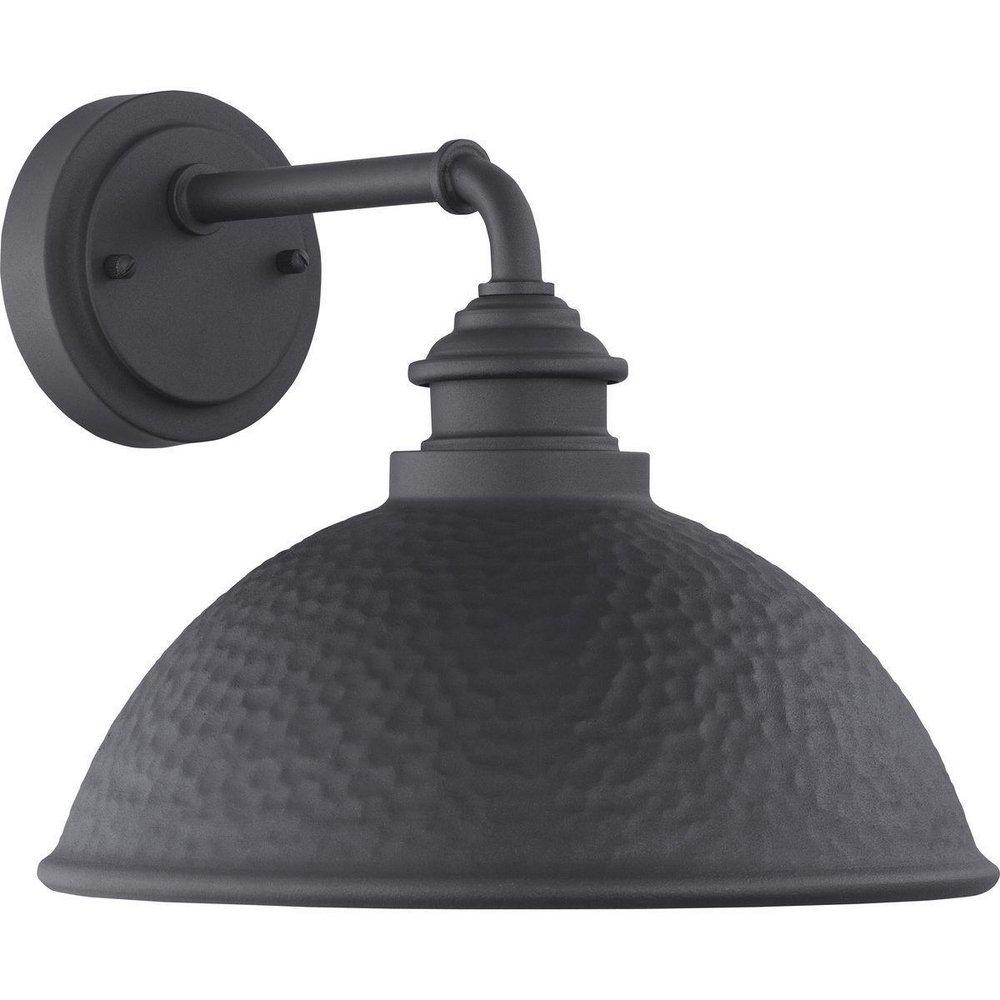 Progress Lighting Englewood 1-Light 100W Medium E-26 10in. Outdoor Wall Sconce in Black