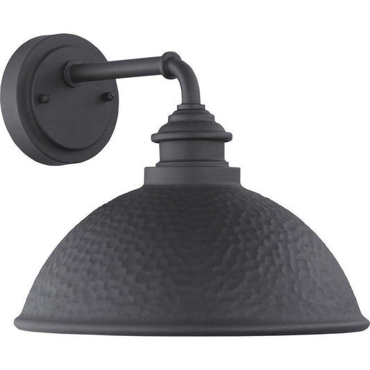 Progress Lighting Englewood 1-Light 100W Medium E-26 10in. Outdoor Wall Sconce in Black