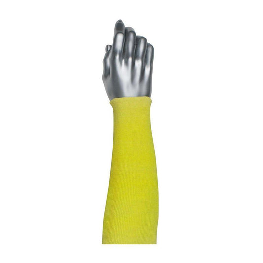 PIP® 10-KS Series 18 in. Plastic Reusable Glass, Metal Stamping, Sheet Metal, Automotive, Food Applications, Electrical and Light Heat Protection Sleeve in Yellow