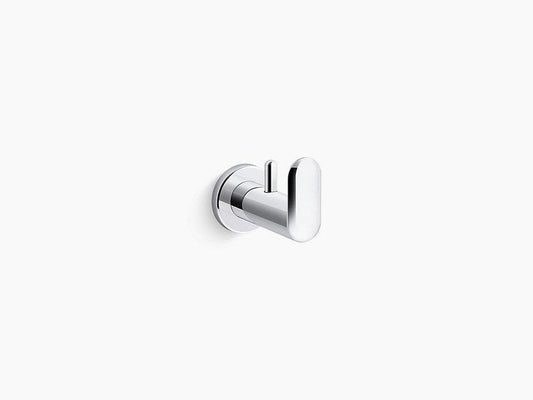 KOHLER Kumin® Double Robe Hook in Polished Chrome