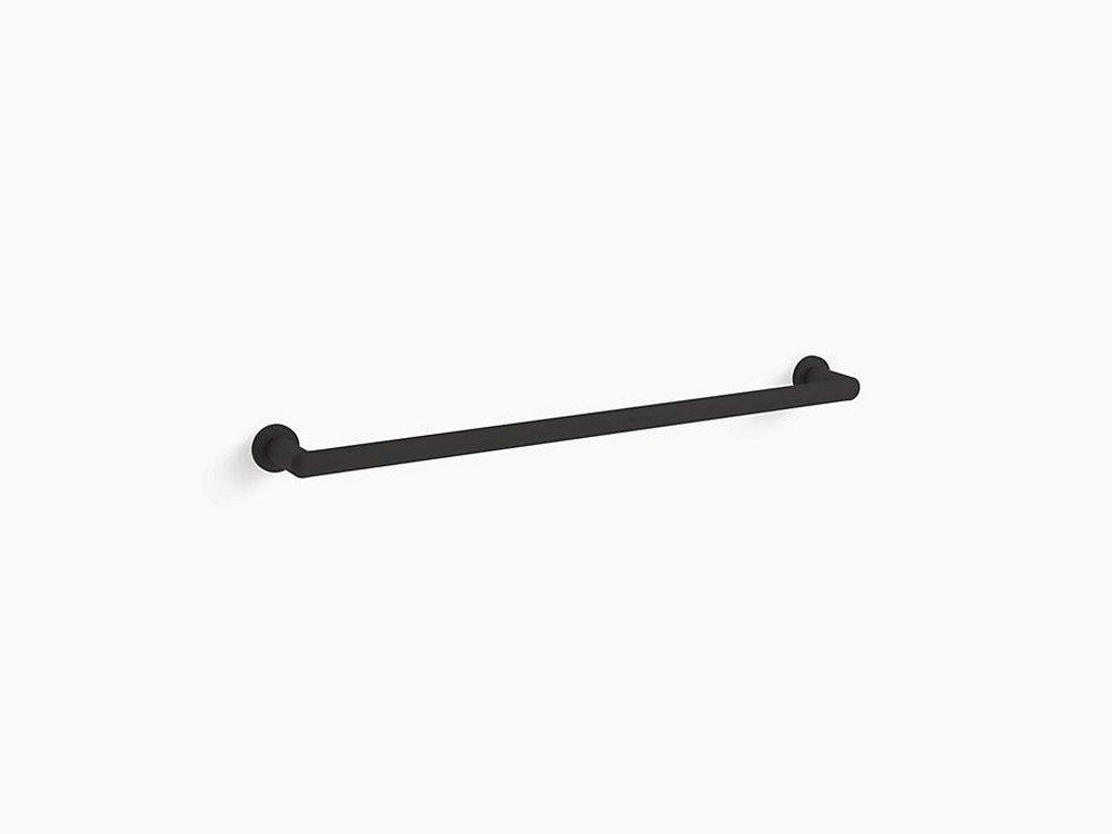 KOHLER Kumin™ 24 in. Towel Bar in Matte Black