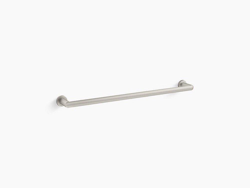 KOHLER Kumin® 24 in. Towel Bar in Vibrant® Brushed Nickel
