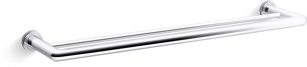 KOHLER Kumin® 24 in. Towel Bar in Polished Chrome