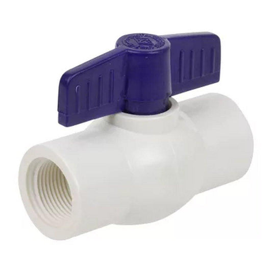 Smith-Cooper Series 9121 1-1/4 in. Plastic Threaded Ball Valve