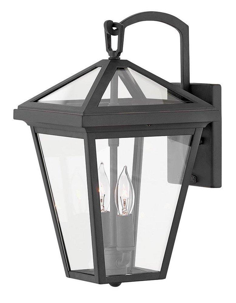 Hinkley Alford Place 5W 2-Light Candelabra E-12 LED Outdoor Wall Sconce in Museum Black