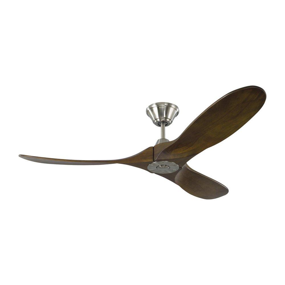 Visual Comfort & Co. Fan Maverick II 27.08W Ceiling Fan in Brushed Steel