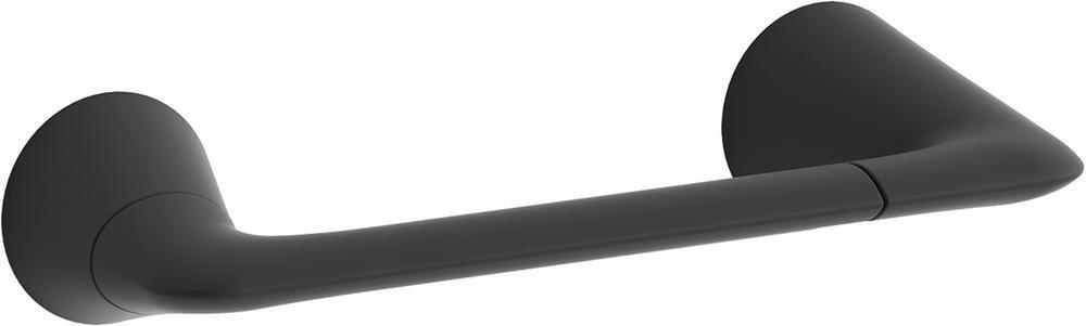 KOHLER Modern Horizontal and Wall Toilet Tissue Holder in Matte Black