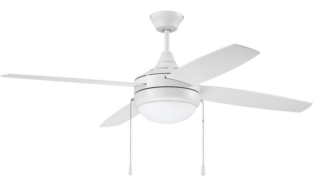Craftmade Phaze 52 in. 4-Blade Indoor Ceiling Fan in White