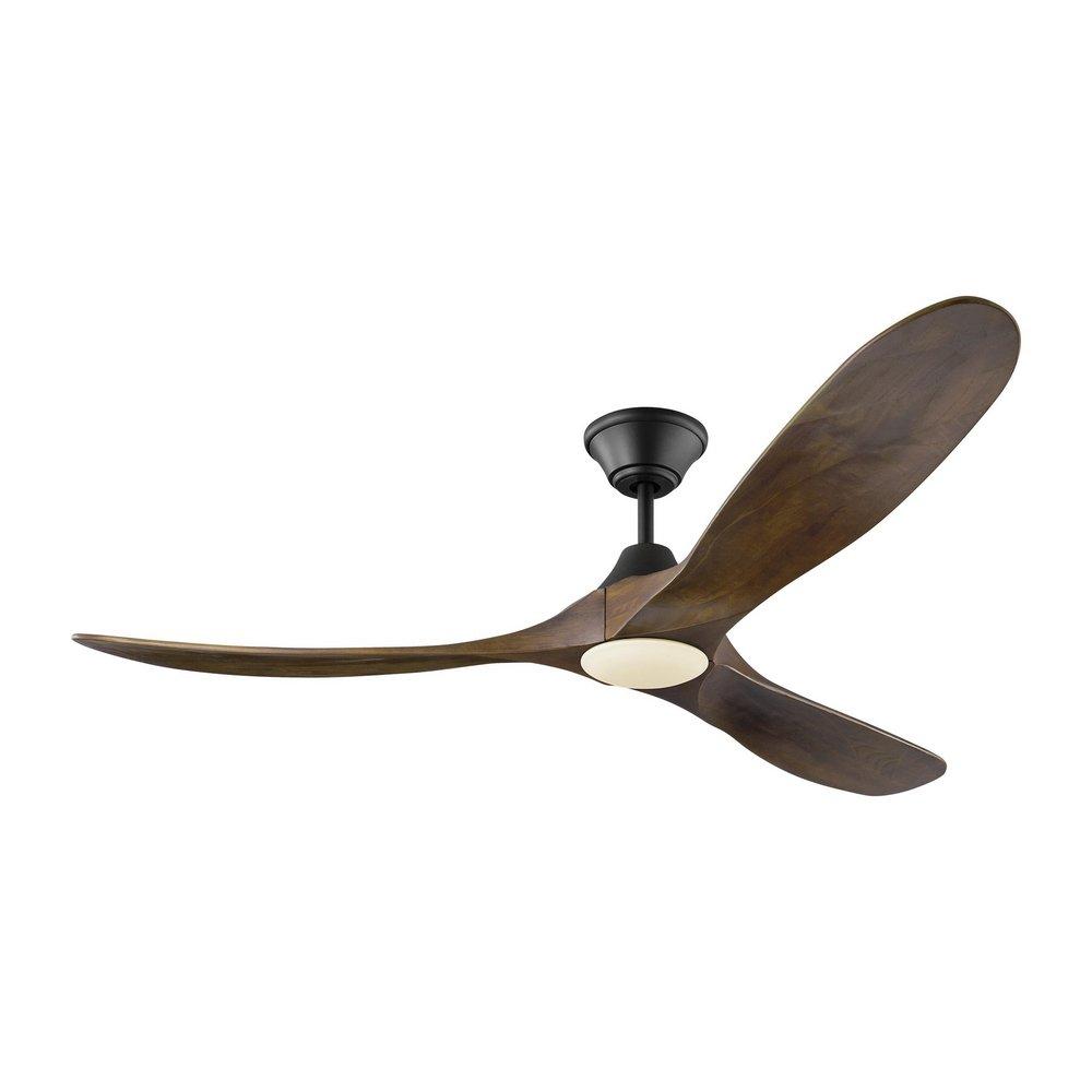 Visual Comfort & Co. Fan Maverick 60 in. 34W 1-Light LED Ceiling Fan in Matte Black