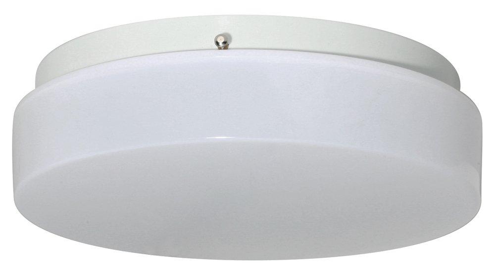 Liteco Contemporary 3 in. 13W 1-Light LED Flush Mount Ceiling Fixture in White