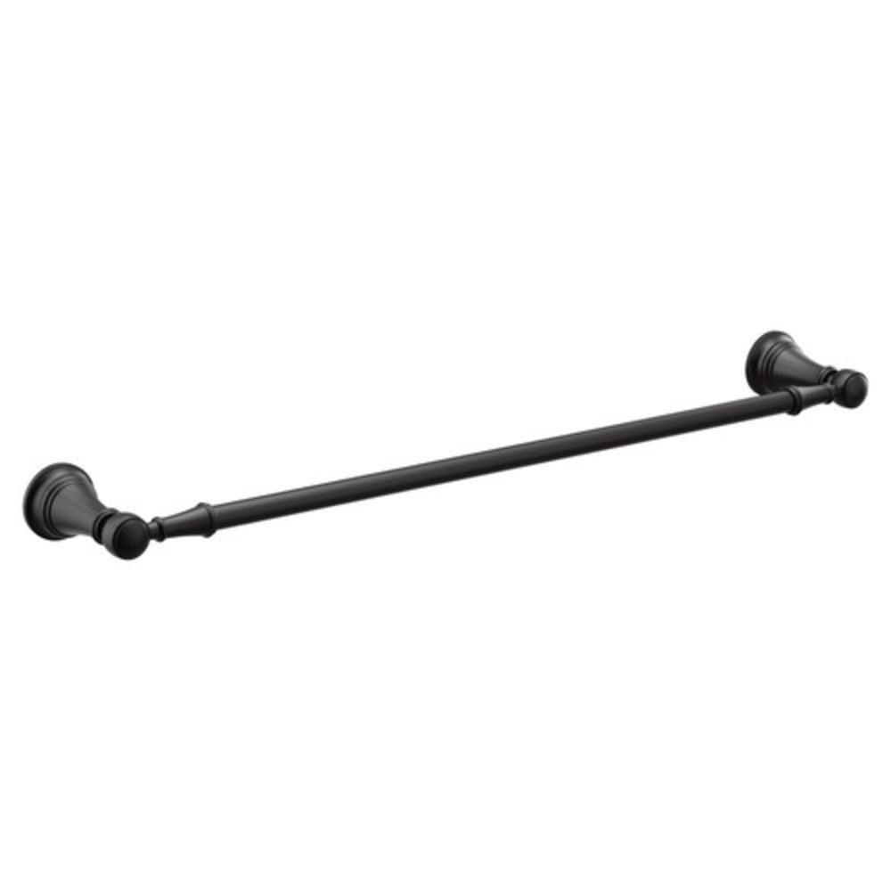 Moen Weymouth® 24 in. Towel Bar in Matte Black