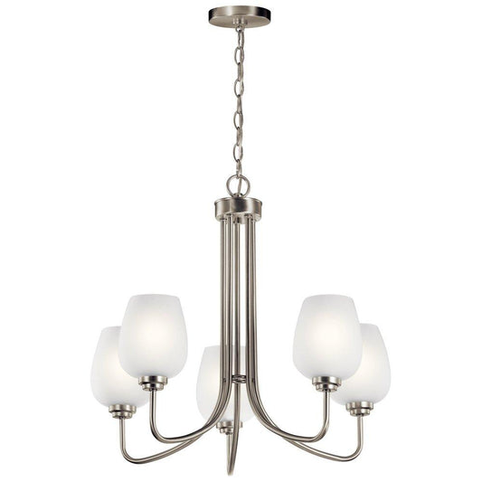 Kichler Lighting Valserrano™ 75W 5-Light Medium E-26 Incandescent Chandelier in Brushed Nickel