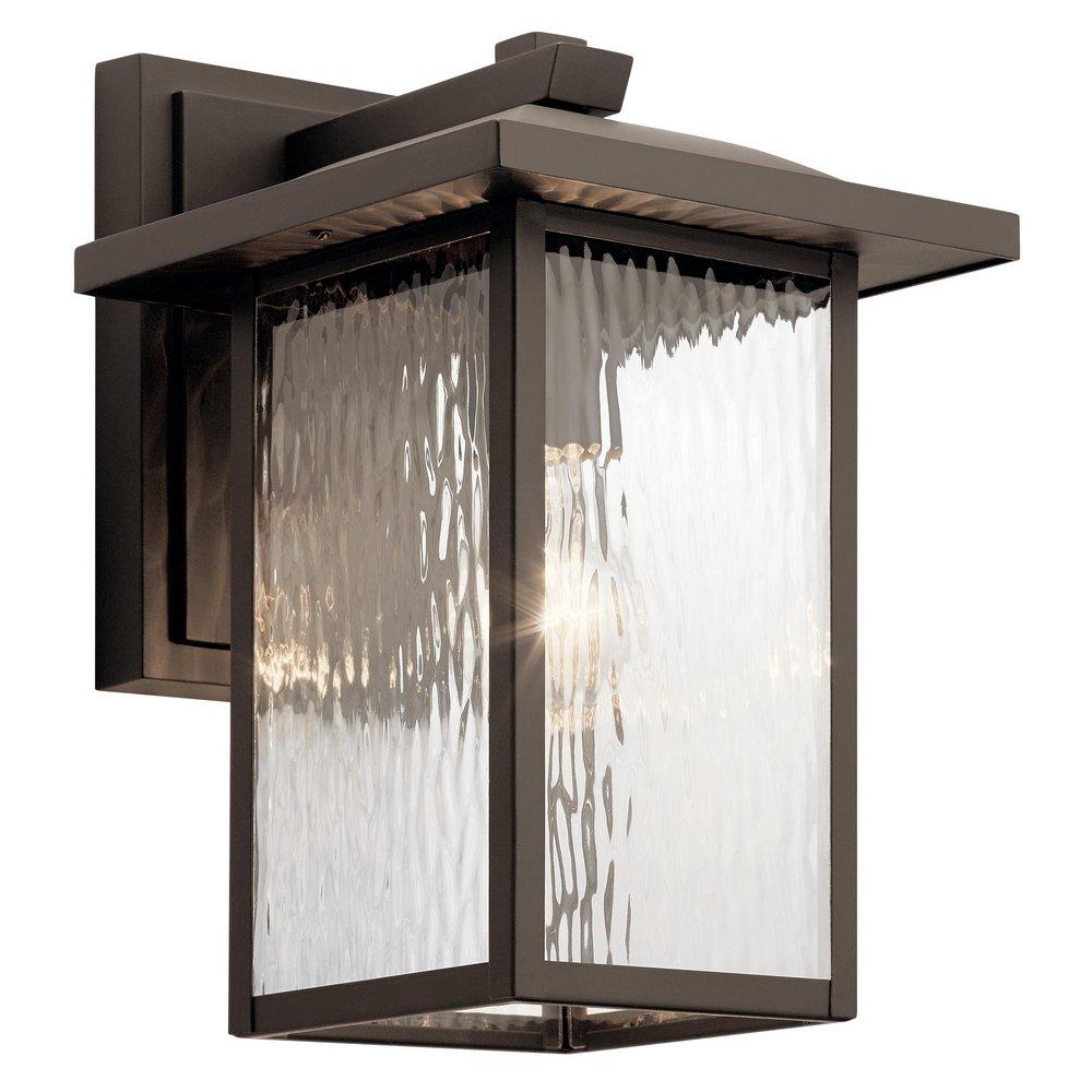 Kichler Lighting Capanna 75W 1-Light Medium E-26 Incandescent Outdoor Wall Sconce in Olde Bronze