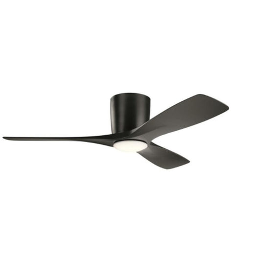 Kichler Lighting Volos 48 in. 57W 1-Light Integrated LED Ceiling Fan in Satin Black