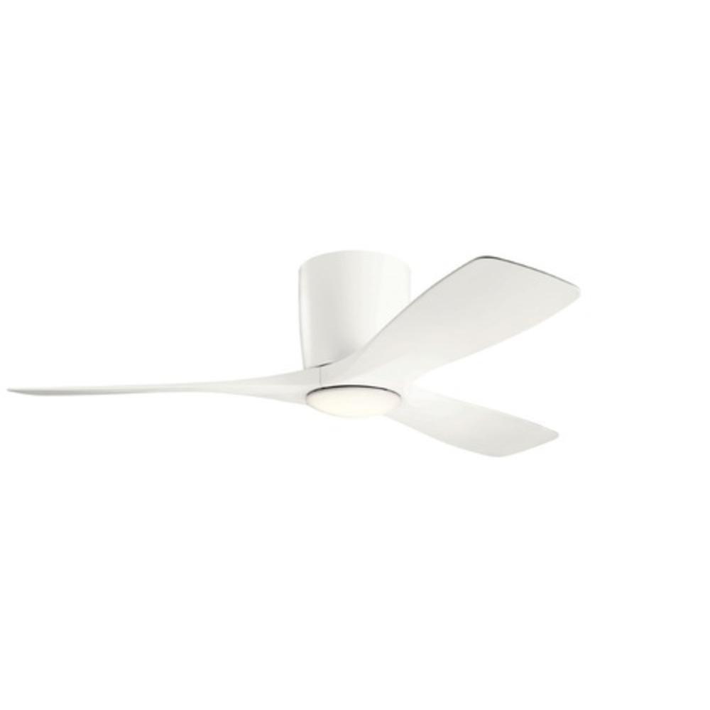 Kichler Lighting Volos 57W 1-Light 3-Blade LED Ceiling Fan in Matte White