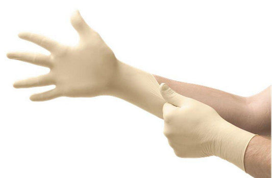 Ansell Occupational Healthcare Diamond Grip® XL Size Natural Rubber and Latex Disposable Gloves