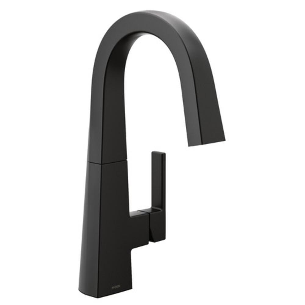 Moen Nio™ Single Handle Bar Faucet in Matte Black