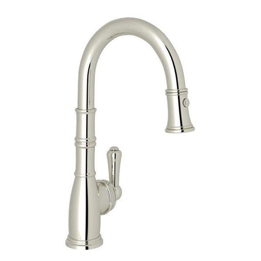 Perrin & Rowe® Georgian Era™ Single Handle Bar Faucet in Polished Nickel