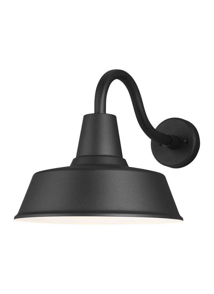 Visual Comfort & Co. Studio Barn Light 75W 1-Light Medium E-26 Incandescent Outdoor Wall Sconce in Black