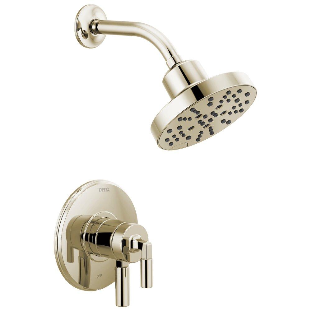 Delta Faucet Bowery™ Single Handle Multi Function Shower Faucet in Polished Nickel (Trim Only)
