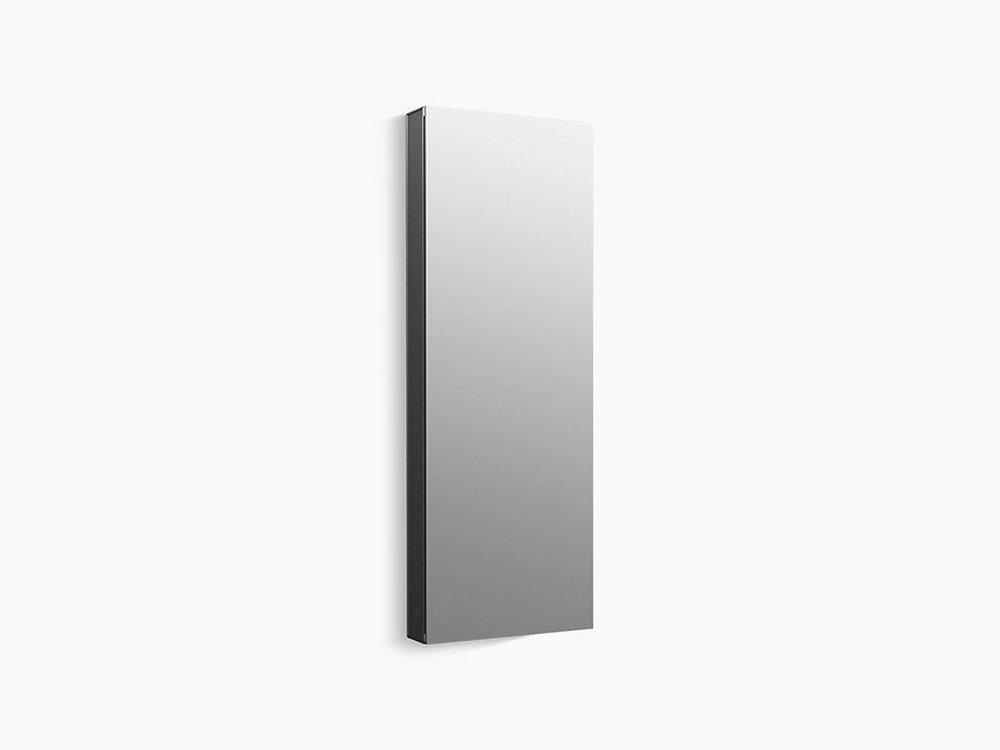 KOHLER Maxstow™ 15 x 40-5/16 in. Wall Mount Medicine Cabinet in Dark Anodized Aluminum